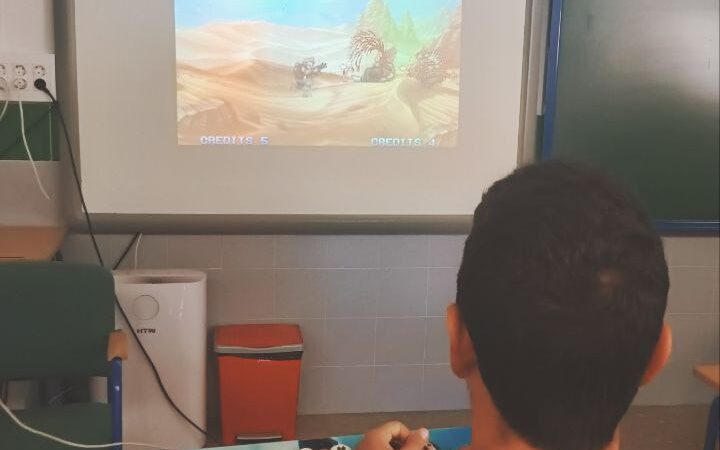 ESTE VIERNES 10 DE MAYO. Hemos estado con los alumnos del Colegio Tierno Galván.